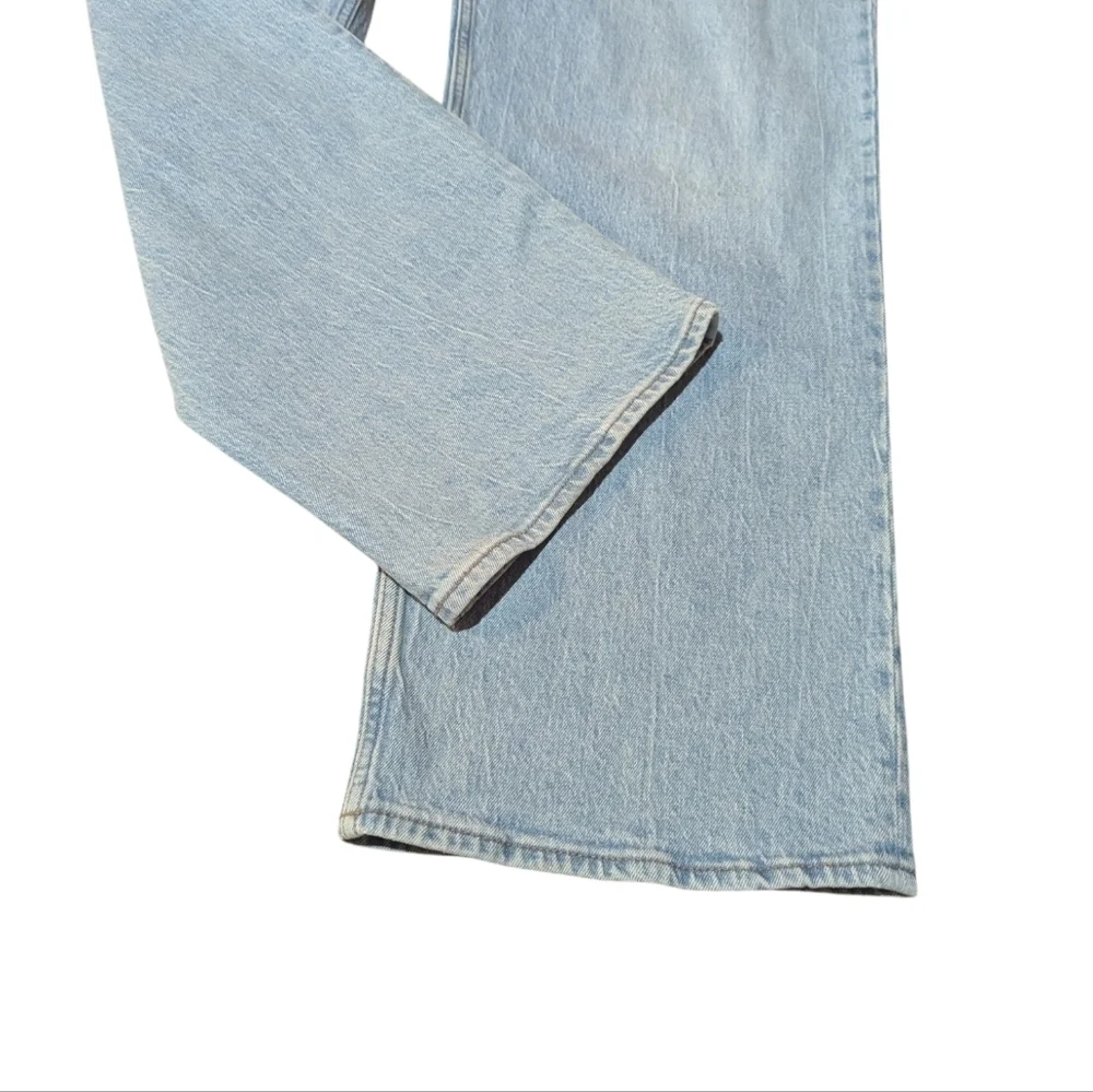 Abercrombie & Fitch Jeans High Rise 90s Relaxed Front Yoke Wide Leg sz 36